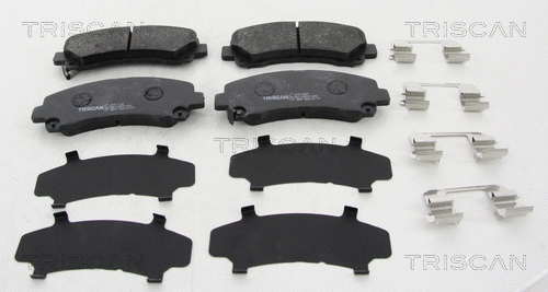 Brake Pad Set, disc brake (8110 60003)