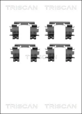 Accessory Kit, disc brake pad (8105 691618)