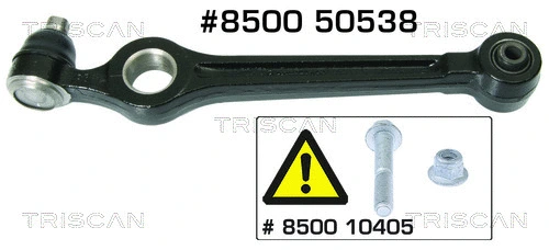 Control/Trailing Arm, wheel suspension (8500 50538)