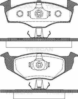 Brake Pad Set, disc brake (8110 29004)