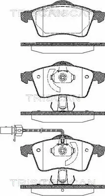 Brake Pad Set, disc brake (8110 29025)