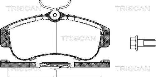 Brake Pad Set, disc brake (8110 14937)
