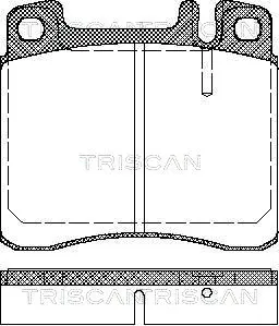Brake Pad Set, disc brake (8110 23002)