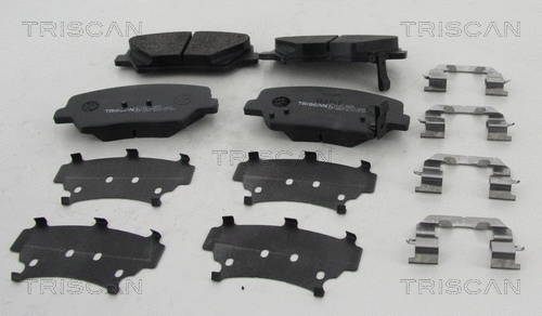 Brake Pad Set, disc brake (8110 18030)