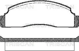 Brake Pad Set, disc brake (8110 16224)