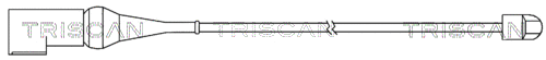 Warning Contact, brake pad wear (8115 16007)
