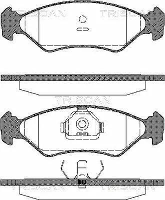 Brake Pad Set, disc brake (8110 16918)