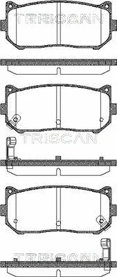 Brake Pad Set, disc brake (8110 18003)