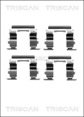 Accessory Kit, disc brake pad (8105 141604)