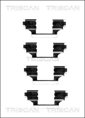 Accessory Kit, disc brake pad (8105 281594)