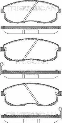 Brake Pad Set, disc brake (8110 14013)