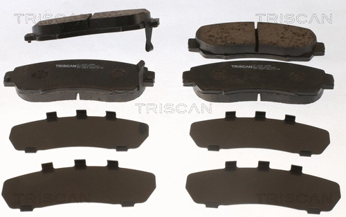 Brake Pad Set, disc brake (8110 40980)