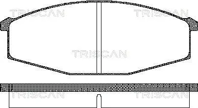 Brake Pad Set, disc brake (8110 14127)