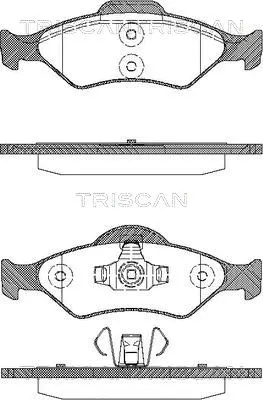 Brake Pad Set, disc brake (8110 16014)