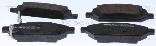 Brake Pad Set, disc brake (8110 24052)