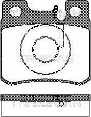 Brake Pad Set, disc brake (8110 23007)