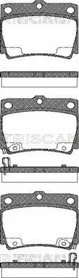 Brake Pad Set, disc brake (8110 42022)