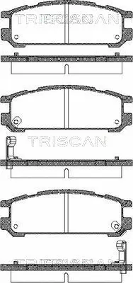Brake Pad Set, disc brake (8110 68171)