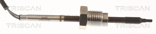 Sensor, exhaust gas temperature
