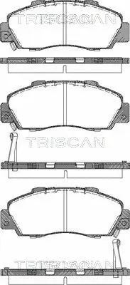 Brake Pad Set, disc brake (8110 17009)