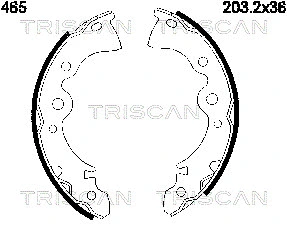 Brake Shoe Set (8100 14465)