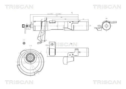 Shock Absorber (8705 16106)