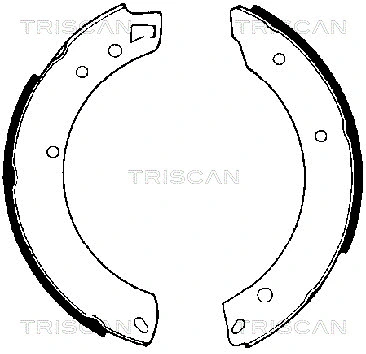 Brake Shoe Set, parking brake