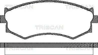 Brake Pad Set, disc brake (8110 14032)
