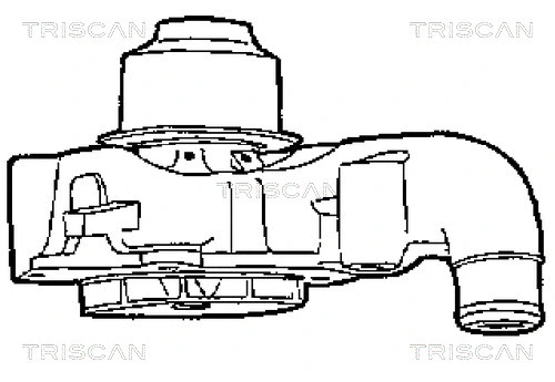 Water Pump, engine cooling (8600 16005)