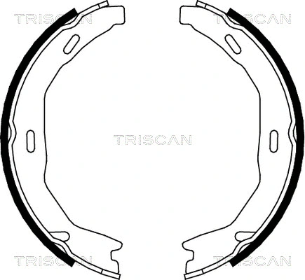 Brake Shoe Set, parking brake (8100 23029)