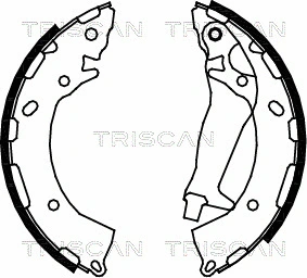 Brake Shoe Set (8100 43014)