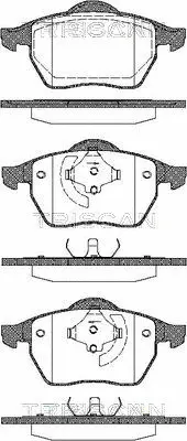 Brake Pad Set, disc brake (8110 29006)