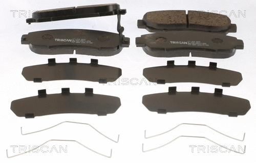 Brake Pad Set, disc brake (8110 40070)