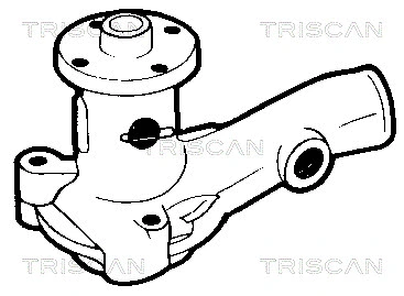 Water Pump, engine cooling (8600 16017)