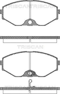 Brake Pad Set, disc brake (8110 14037)