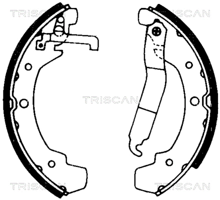 Brake Shoe Set (8100 29437)