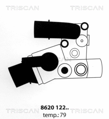 Thermostat, coolant (8620 12279)