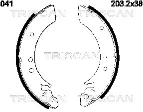 Brake Shoe Set (8100 13501)