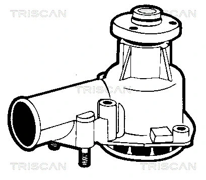 Water Pump, engine cooling (8600 15118)