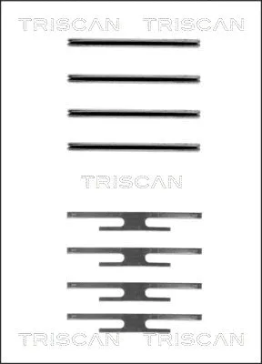 Accessory Kit, disc brake pad (8105 241412)