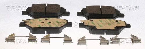 Brake Pad Set, disc brake (8110 24060)