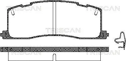 Brake Pad Set, disc brake (8110 13003)