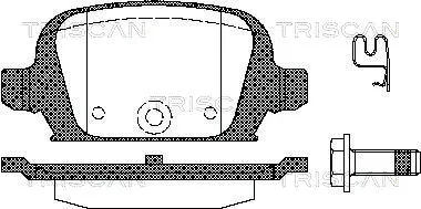 Brake Pad Set, disc brake (8110 24021)