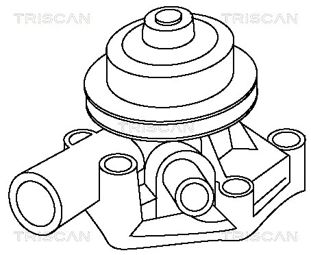 Water Pump, engine cooling (8600 68941)