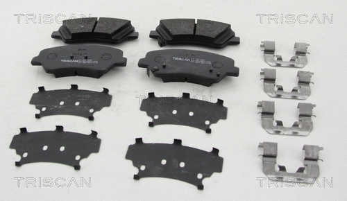 Brake Pad Set, disc brake (8110 43047)