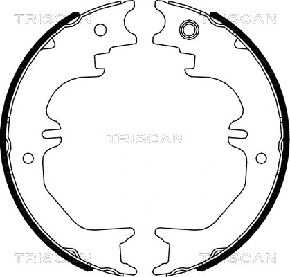 Brake Shoe Set, parking brake (8100 13050)