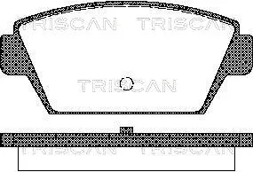 Brake Pad Set, disc brake (8110 42909)