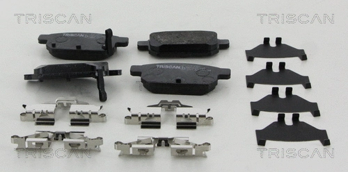 Brake Pad Set, disc brake (8110 69021)