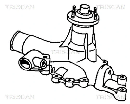 Water Pump, engine cooling (8600 13001)