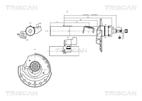 Shock Absorber (8705 16104)